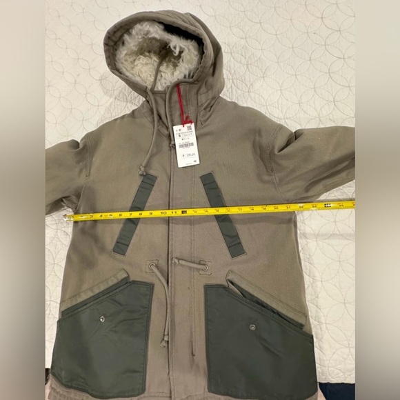 NWT ZARA MLTRY PRK 07 Small (#019902/25) - Picture 10 of 13